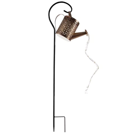 Lampa Solarna Ogrodowa LED Wbijana Dekoracyjna Ozdoba + Czujnik Konewka GARDLOV