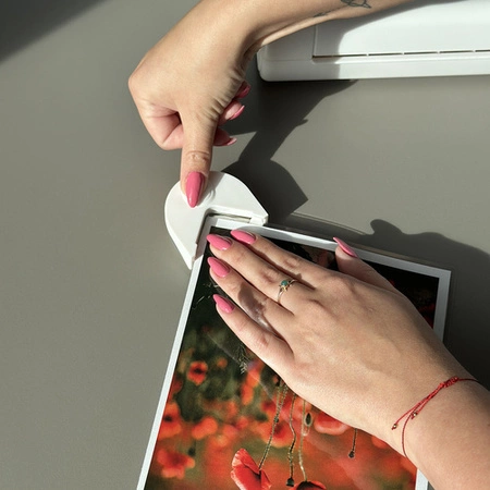 Laminator A4 IZOXIS 4w1 Zestaw Biurowy Trymer Zaokrąglacz + Gratis 60 Folii