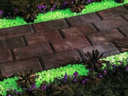 Kamienie Kamyki Świecące Fluorescencyjne 100szt Z GARDLOV