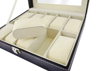 Organizer Pudełko Etui Na Zegarki Na 10 Zegarków MALATEC