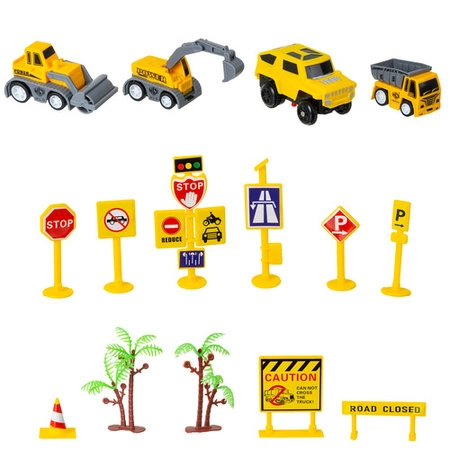 Tor Samochodowy Wyścigowy Iso Trade Plac Budowy Zestaw Konstrukcyjny 3+