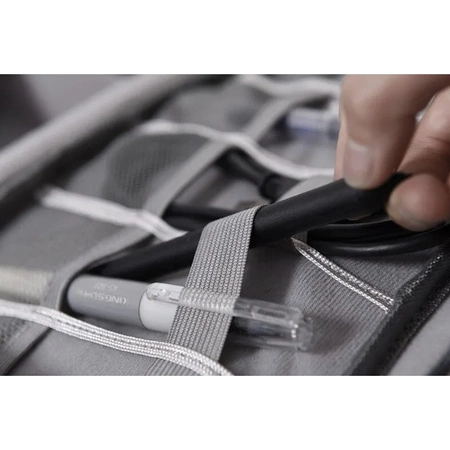 Organizer na Kable Kabli Etui Pojemnik na Ładowarki Torba + Uchwyt Podróżny TRIZAND