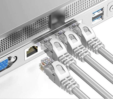 Kabel Sieciowy Lan RJ45 UTP Ethernet Skrętka Gold 30m Przewód Internetowy IZOXI