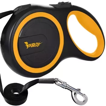 Smycz Automatyczna dla Psa Taśma z Blokadą do 50kg PURLOV