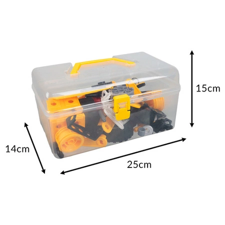 Kreatywny Zestaw Konstrukcyjny ISO TRADE Klocki 3D dla Dzieci Pojazdy 100el