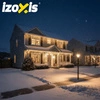 Lampki Choinkowe 300 LED Flash 15m IZOXIS Zew Sople Kurtyna Ciepłe Białe