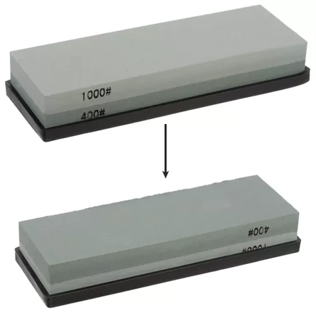 Kamienie do Ostrzenia Ostrzałka Noży Osełka Zestaw Kamień Wodny Gradacje RUHHY