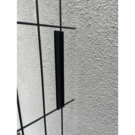 10 x Klipsy do Taśmy Ogrodzeniowej Zaczepy Montażowe Osłony Antracyt 19cm GARDLOV