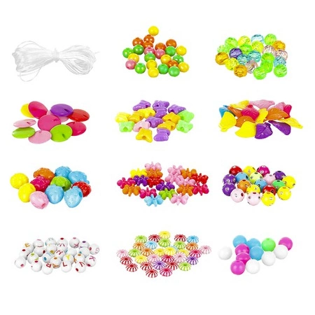 Zestaw do Robienia Bransoletek Biżuterii Naszyjników Koraliki Koralików DIY ISO TRADE