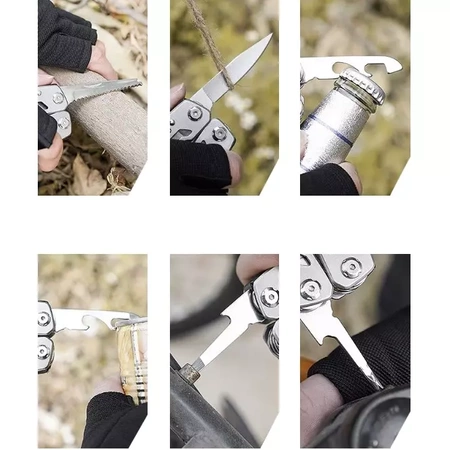 Multitool Survivalovy Narzędzie 13w1 + 11 x Bity TRIZAND