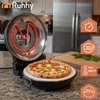 Piec do Pizzy Elektryczny RUHHY Mini Piekarnik 420°C Okienko Kamień Nóż Ebook 26050