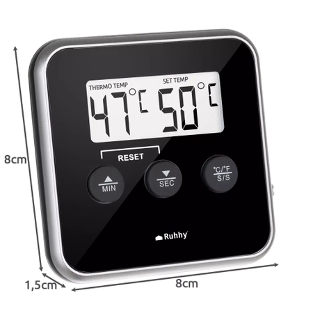 Termometr do Piekarnika Lodówki Kuchni Sonda Timer RUHHY