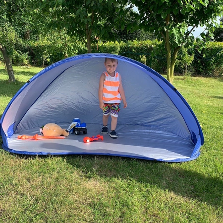 Namiot Plażowy Parawan Samorozkładający Duży Ogrodowy XL na Plażę 190x120cm TRIZAND