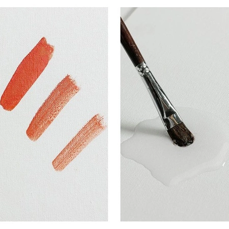 Płótno Podobrazie Malarskie 40x30 cm do Malowania Bawełniane Zestaw 4szt MAALEO