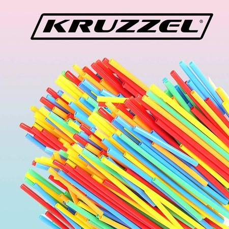 Klocki Konstrukcyjne Zestaw Słomki Patyczki 408 el KRUZZEL