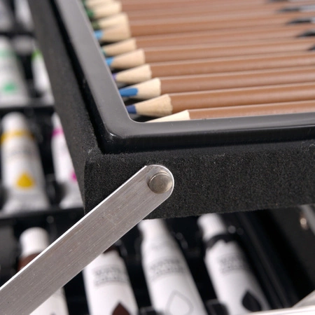 Zestaw Artystyczny do Malowania + Walizka w Walizce Kredki dla Dzieci 144el MAALEO