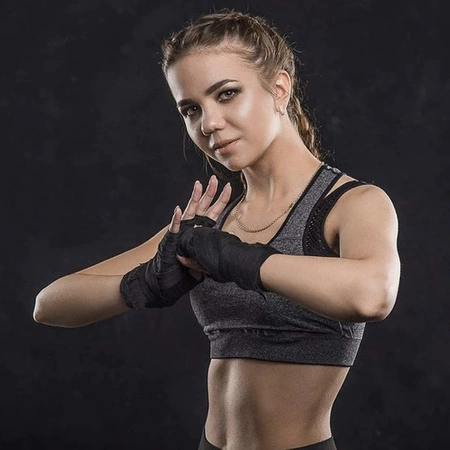 Bandaże Bokserskie Owijki Taśmy 2 x 4m Bandaż Ochraniacz Czarne TRIZAND