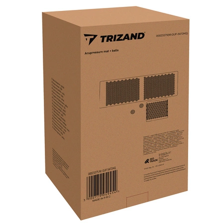 Mata do Akupresury + Poduszka z Kolcami Poduszką Zdrowotna XXL Etui 2 Piłki TRIZAND