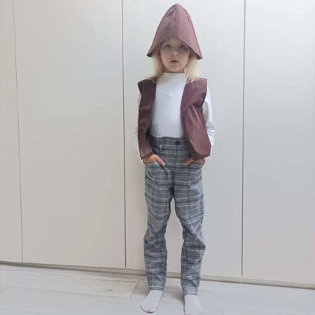 Strój Pastuszek na Jasełka Kamizelka Czapka Kostium Pasterz Baca Pastuch KRUZZEL