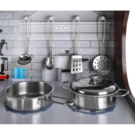 Drewniana Kuchnia dla Dzieci Światło Akcesoria XL KRUZZEL