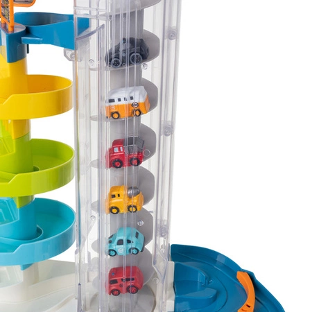 Parking Samochodowy Tor Iso Trade Interaktywny Duży Zestaw z Windą Garaż