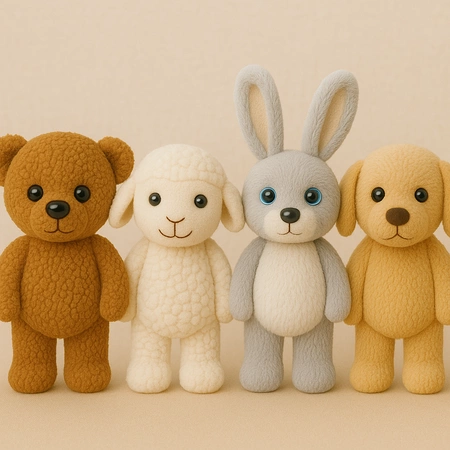 Oczy do Maskotek i Noski Pluszaków Misiów Bezpieczne Zestaw 560 el + Etui MAALEO 25761