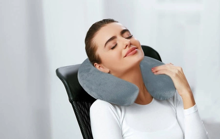 Poduszka Podróżna Ortopedyczna Memory Rogal Szyję TRIZAND