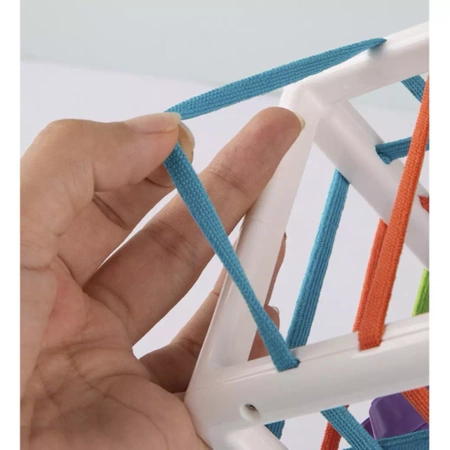 Kostka Elastyczna Sensoryczna Sorter Kwadrat Gumki KRUZZEL