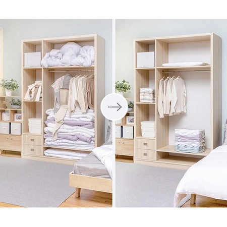 Worek Próżniowy na Ubrania Pościel Koce Kołdry Odzież Grubszy Mocny 80x100 RUHHY