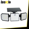 Lampa solarna Ogrodowa IZOXIS 167LED 500lm Pilot Czujnik Ruchu Zmierzchu 24633