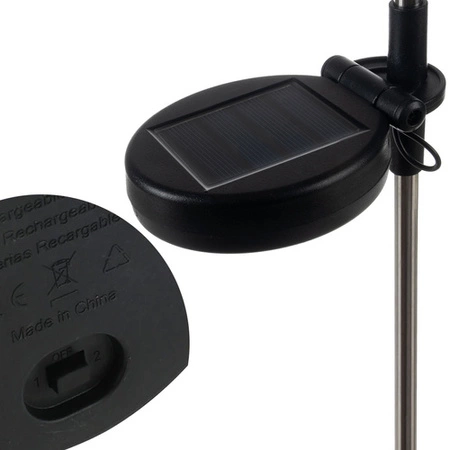 Lampa Solarna Ogrodowa Dmuchawiec LED Drzewko Fajerwerki Solarne 2x 150 LED GARDLOV