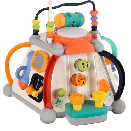 Interaktywna Kostka Edukacyjna 6 Boków + Młoteczek KRUZZEL