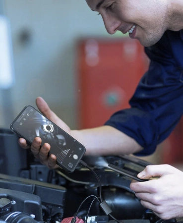 Endoskop Kamera Inspekcyjna do Telefonu Android Aplikacja LED USB Typ-C 2M