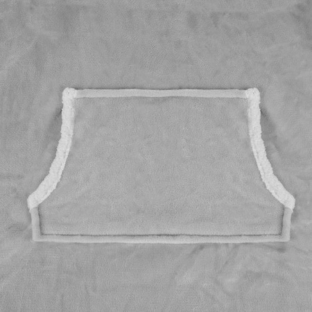 Koc Bluza Oversize Ciepła Gruba Kocobluza Długa 2w1 XXL Futrzak z Kapturem RUHHY