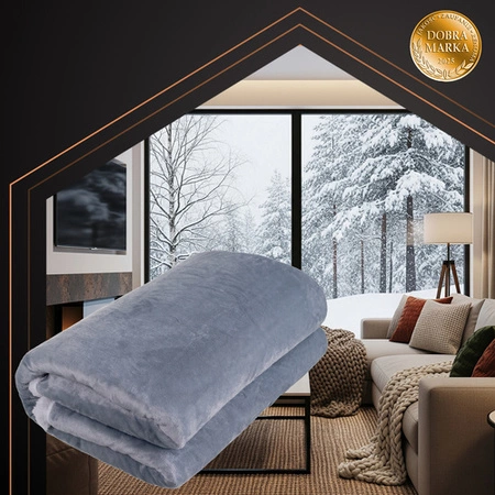 Koc Elektryczny Mata Grzewcza Miękki Gruby Dwuosobowy 180 x 130cm 10 Trybów Ruhhy 26225