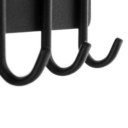 Wieszak Ścienny Uchwyt na Klucze Ubrania Ścianę Półka z Wieszakami Magnes RUHHY