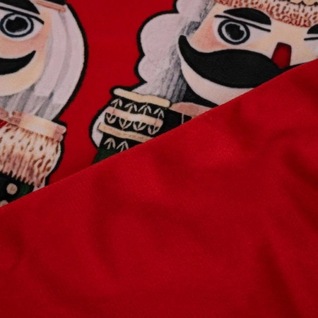 Poszewka na Poduszkę 40x40 cm Jasiek Dekoracyjna Plusz Dziadek do Orzechów RUHHY