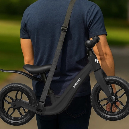 Rowerek Biegowy dla Dzieci 2+ Rower Dziecięcy Lekki Koła 12" Pasek na Ramię Kruzzel 25767