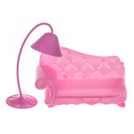 Domek dla Lalek Iso Trade 3 Poziomowy Willa Balkon Lalka Mebelki na Prezent 27054