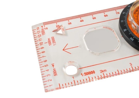 Kompas Mapowy Płytkowy Podziałka Busola Mapnik TRIZAND