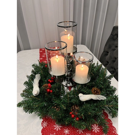 Ptaszek Bombki Choinkowe Ozdoby Ptaszki Dekoracja na Stroik jak Żywe 2szt RUHHY