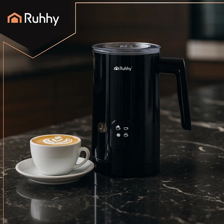 Elektryczny Spieniacz do Mleka Dzbankowy RUHHY z Podgrzewaczem 4 Tryby 350