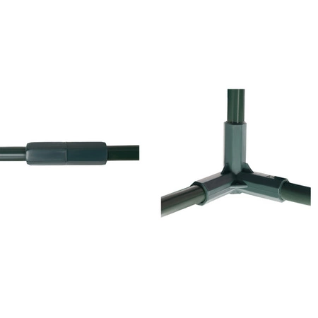 Mini Szklarnia Ogrodowa Balkonowa Tunel Foliowy na Balkon Półki 195x70x50cm MALATEC