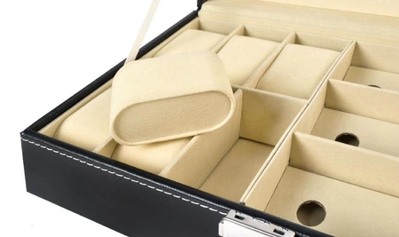 Szkatułka Pudełko Organizer Etui Zegarki i Okulary MALATEC