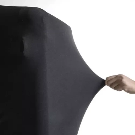 Pokrowiec Ochronny na Dużą Walizkę Podróżną L Etui Bagaż 70x50x30 Czarny TRZIAND