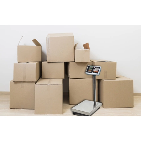 Waga Magazynowa Elektroniczna LCD Platformowa Dokładna Towarowa Platforma MALATEC