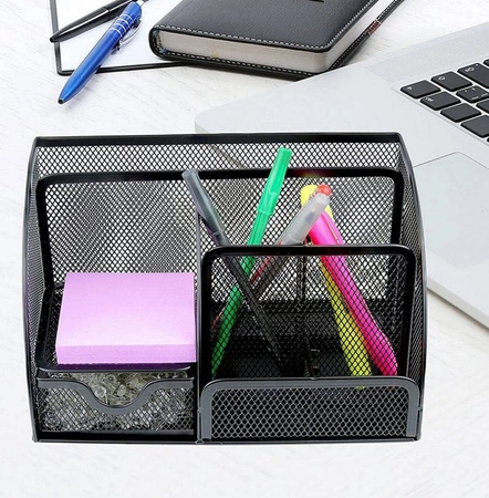 Przybornik na Biurko Organizer 6 Komór + Szufladka MAALEO