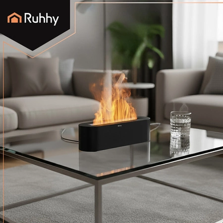 Dyfuzor Zapachowy Nawilżacz Powietrza Aromatoterapia 250 ml Efekt Ognia Ruhhy 26328