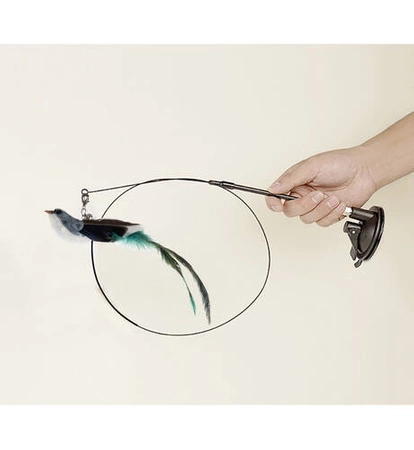 Zabawka dla Kota Kotów Ruchoma Wędka z Przysawką PURLOV