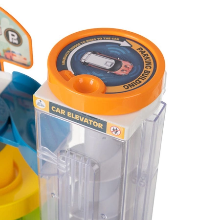 Parking Samochodowy Tor Iso Trade Interaktywny Duży Zestaw z Windą Garaż 26606